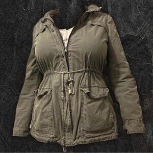 Levi's Khaki Utility Jacket for Women